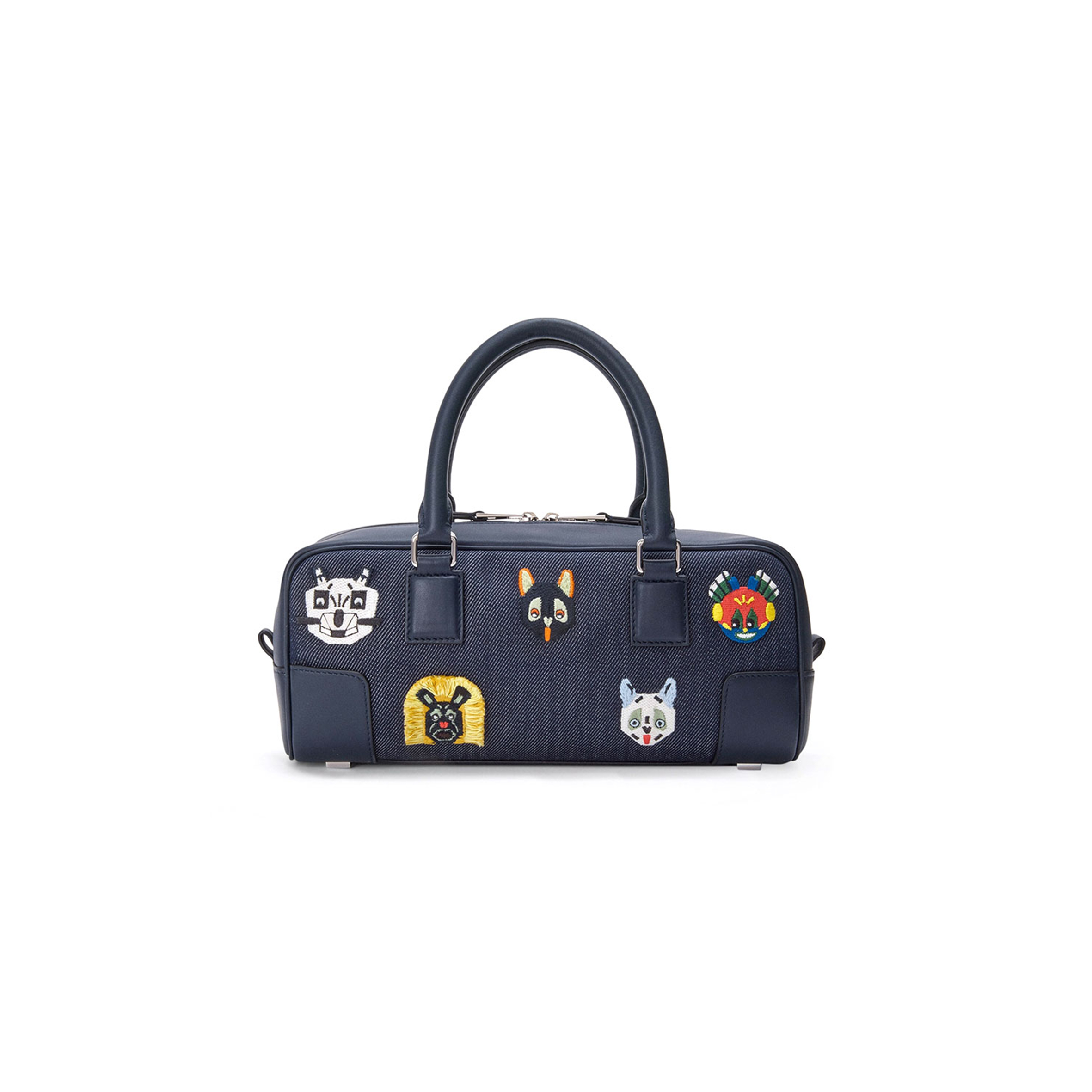 LOEWE X LOUIS WAIN DENIM AMAZONA 23 TOP HANDLE BAG (23*11*10cm) 